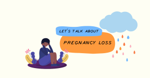 let's talk about pregnancy lost graphic